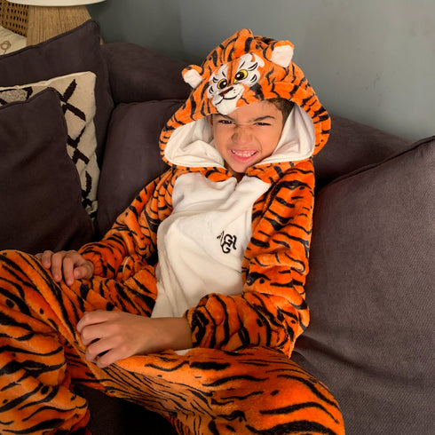 افرول ونزي شتوي للاطفال "نمر"