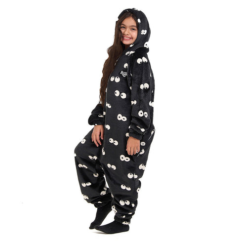 افرول ونزي شتوي للاطفال "عيون سوداء"