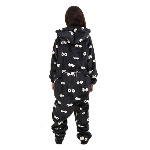 افرول ونزي شتوي للاطفال "عيون سوداء"