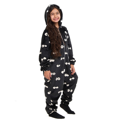 افرول ونزي شتوي للاطفال "عيون سوداء"