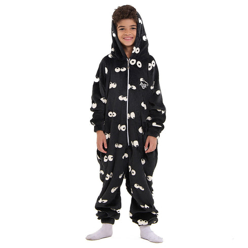 افرول ونزي شتوي للاطفال "عيون سوداء"