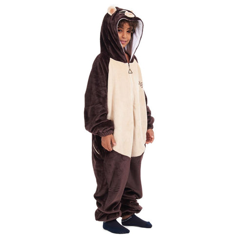 افرول ونزي شتوي للاطفال "قرد"