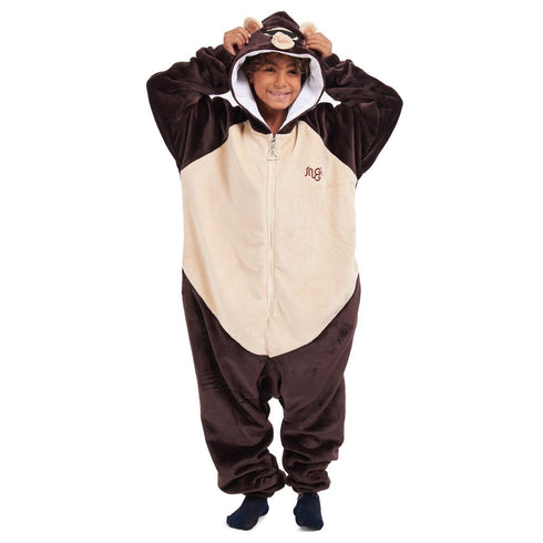 افرول ونزي شتوي للاطفال "قرد"