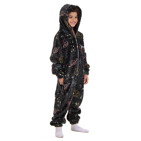 افرول ونزي شتوي للاطفال "فضاء اسود"