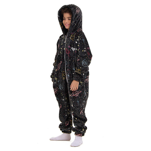 افرول ونزي شتوي للاطفال "فضاء اسود"