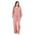 Women summer pajama set "Cashmere buttoned shirt + Pants"