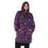 هودي بطانية شتوية مطبوع "فضاء بنفسجي"