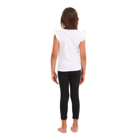 طقم بيجاما بناتي (تيشيرت + بنطال)