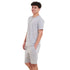 بيجامة رجالي صيفي تيشيرت رمادي+ شورت رمادي