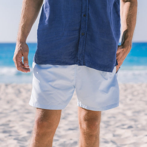 شورت سباحة رجالي "ازرق فاتح"