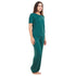 Women summer pajama set "Dark green shirt + Pants"