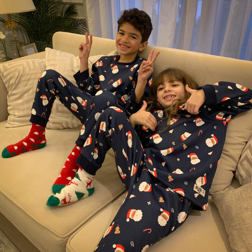 طقم بيجاما للاطفال (سويت شيرت + بنطال)