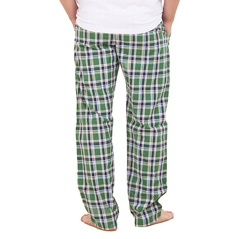 بنطال بيجامة رجالي كاروهات (كحلي x اخضر)