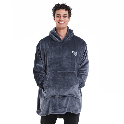 هودي بطانية شتوية "رمادي غامق"