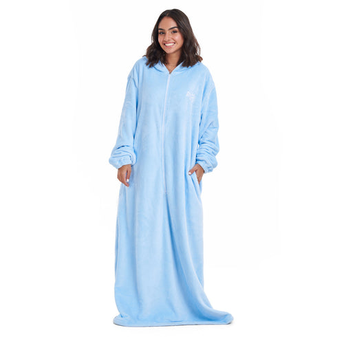 Snuggs Monk Wearable Blanket "Light Blue"