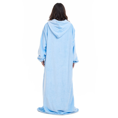 Snuggs Monk Wearable Blanket "Light Blue"