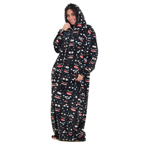 Snuggs Monk Wearable Blanket "Black monster"