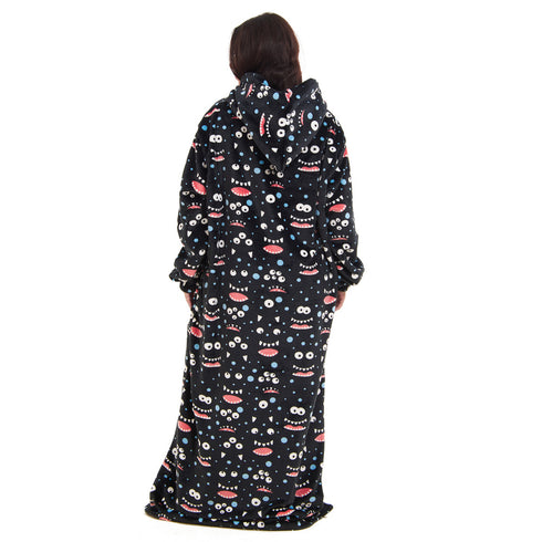 Snuggs Monk Wearable Blanket "Black monster"