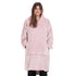 Snuggs Blanket Hoodie "Light Mauve"