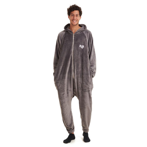 Snuggs Blanket Onesie "Dark Gray"