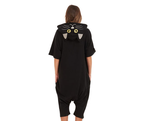 Snuggs Summer Onesie Short "Cat"