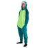Snuggs Blanket Animal Onesie "Dinosaur neon green"