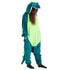 Snuggs Blanket Animal Onesie "Dinosaur neon green"