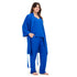 Women summer 3 piece pajama set "Royal Blue Top + Royal Blue kimono & Pants"