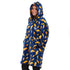 Snuggs Blanket Hoodie "Dark blue bolt "