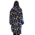 Snuggs Blanket Hoodie "Dark blue bolt "